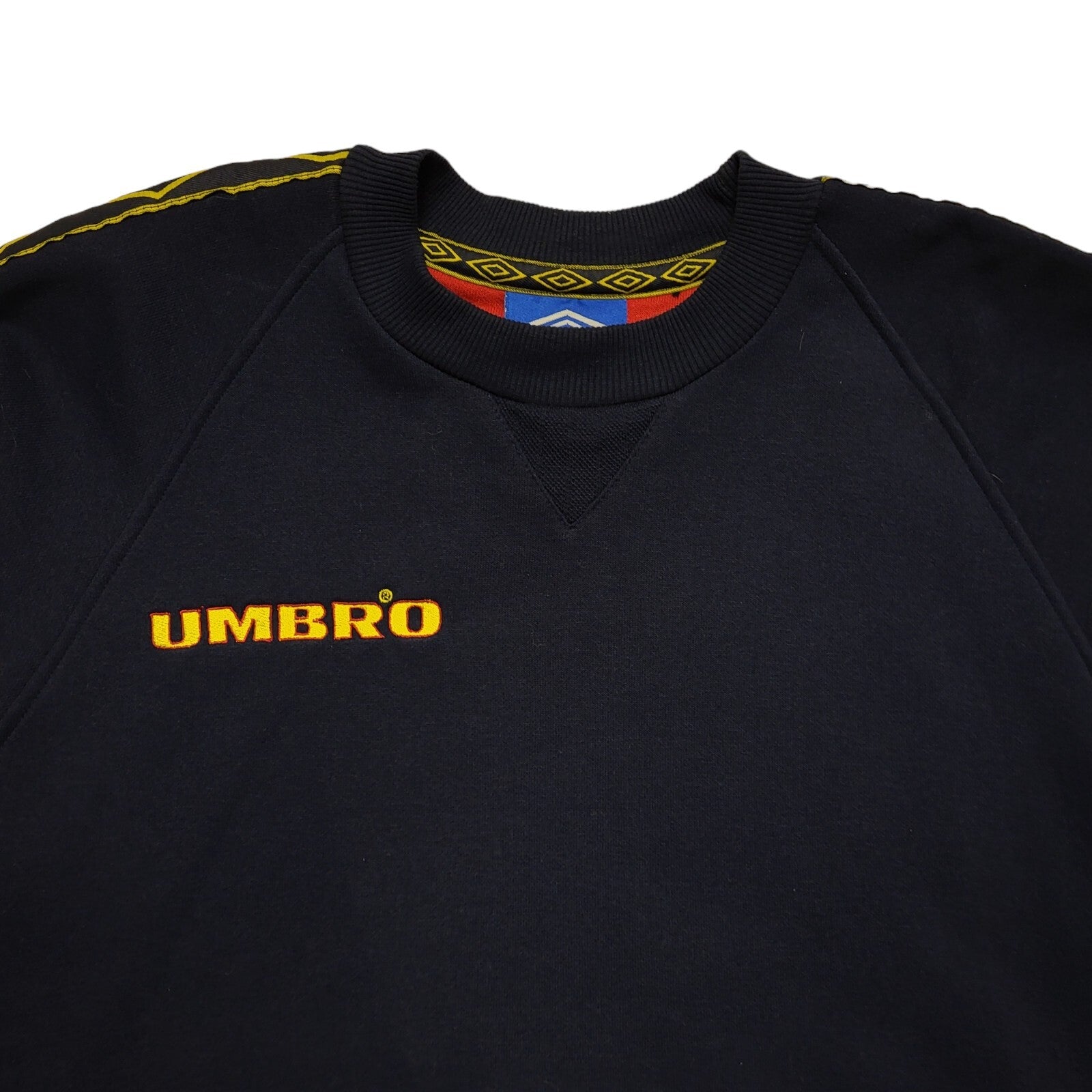 Unbro Pro Training Navy Blue Vintage 90s Sweatshirt Uk Men's Size XL