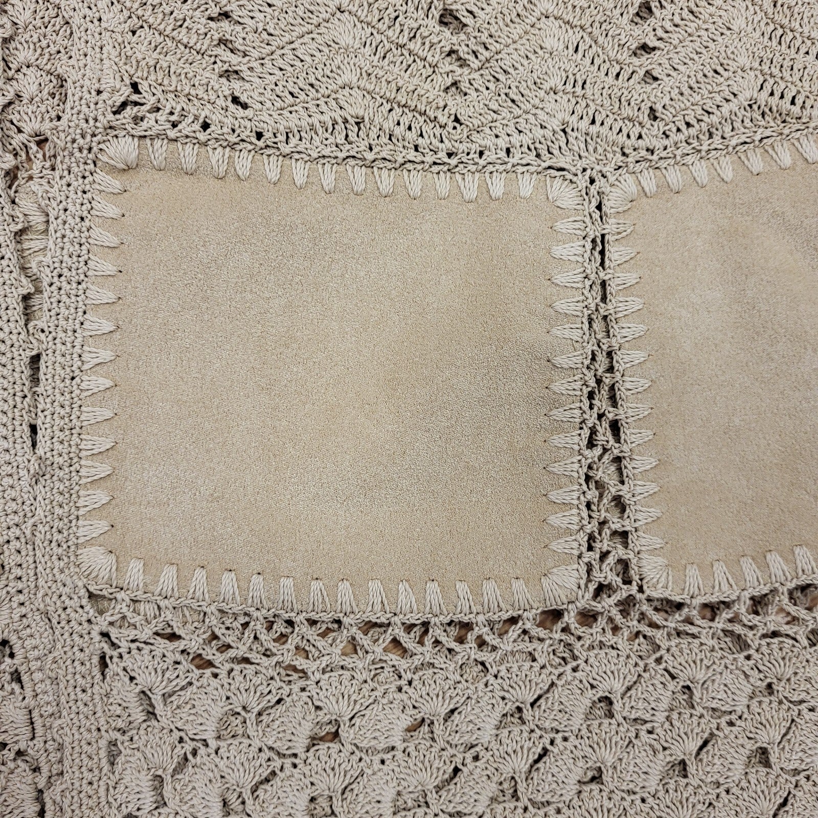 Next Vintage 90's Beige Open Front Long Cardigan UK Womens Size 12