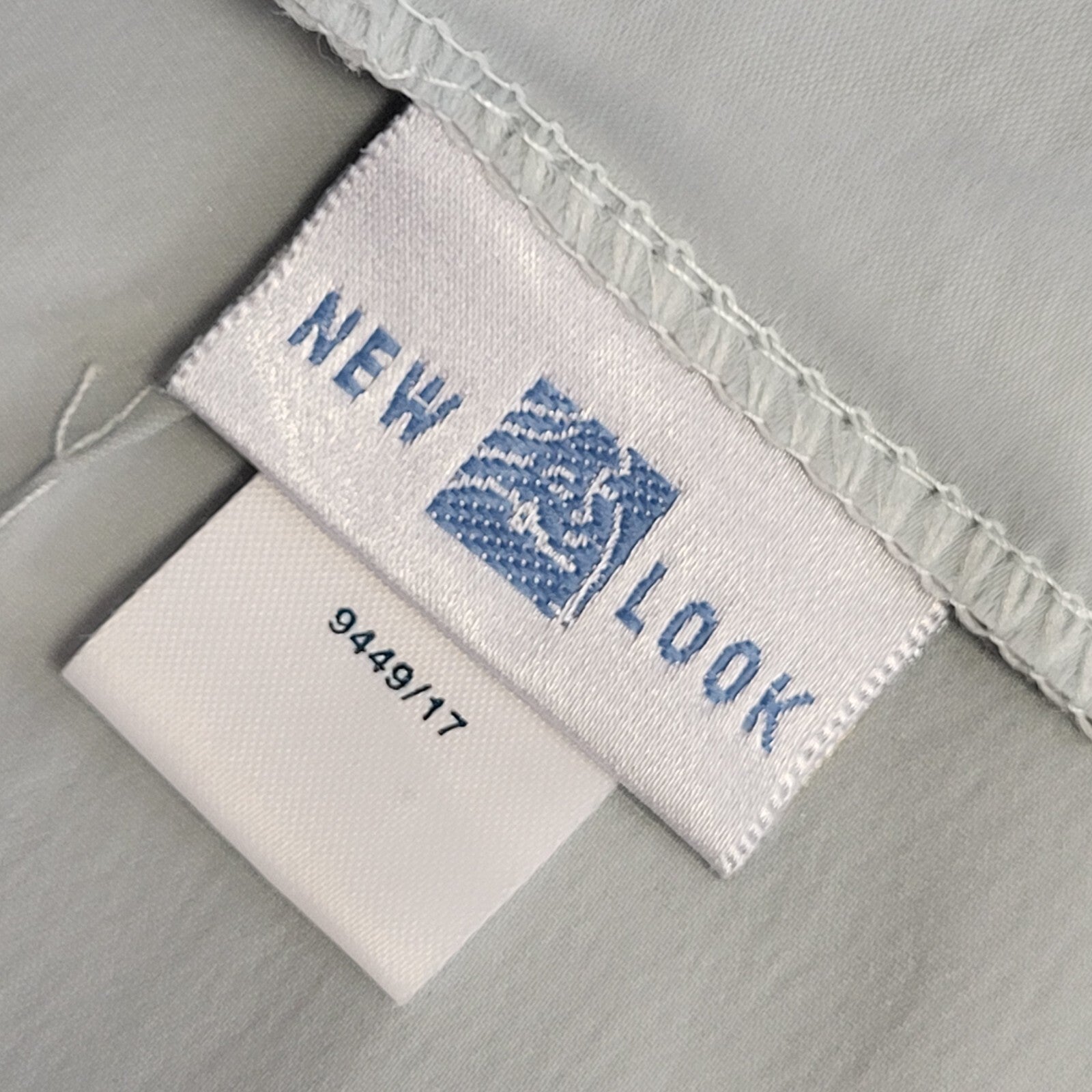 New Look Light Blue Vintage 90's Pencil Skirt Uk Women's Size 12 W30