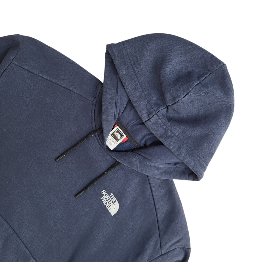 The North Face 90's Blue Drawstring Sports Hoodie UK Women's Size XS