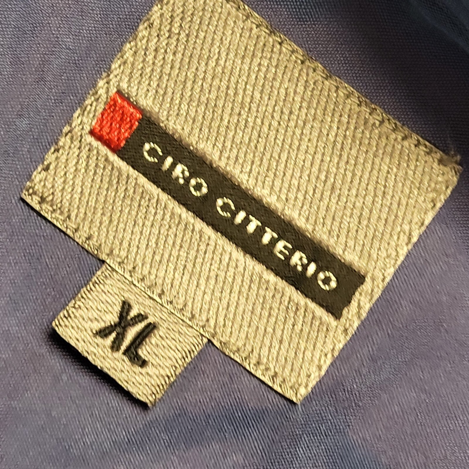 Ciro Citterio Vintage 90's Blue Long Sleeve Shirt Men's UK Size X Large