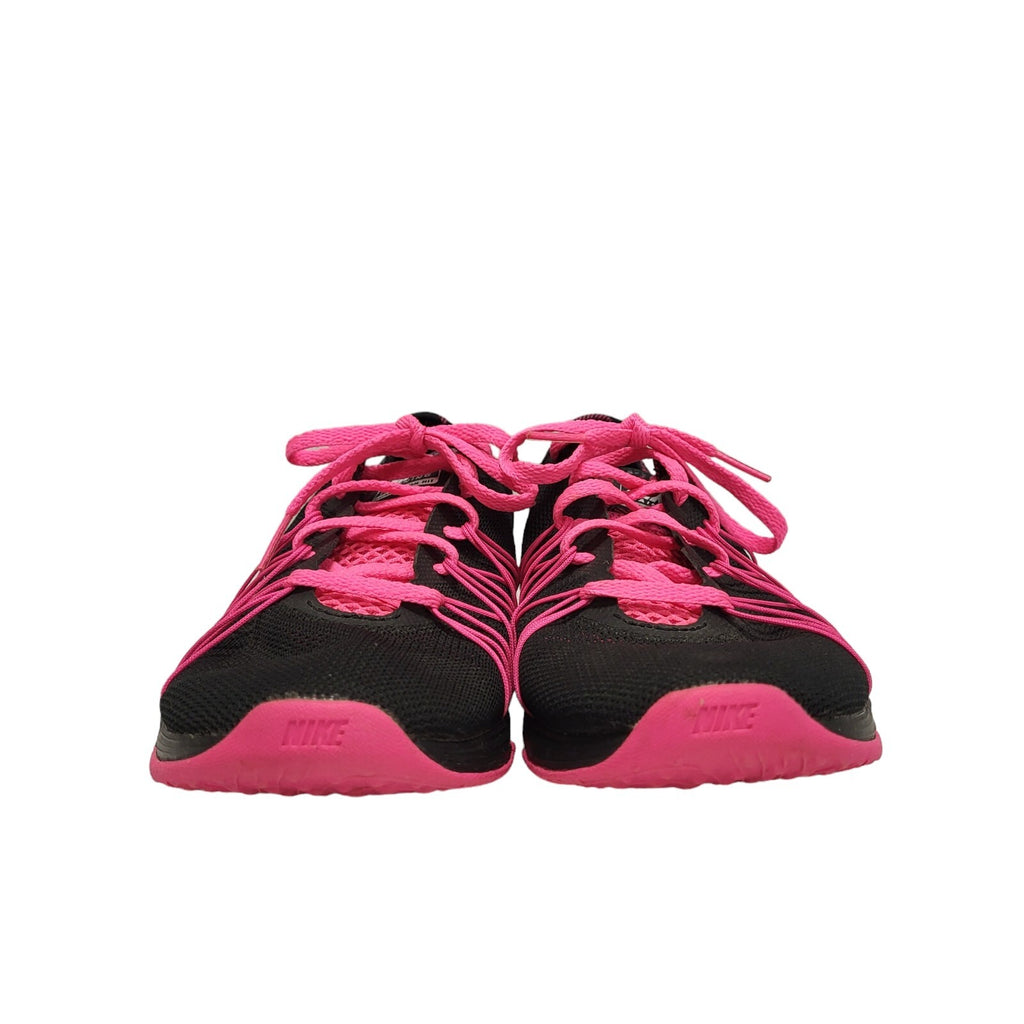 Nike Dual Fusion  Black Pink Sports Casual Women's Trainers Uk Size 5