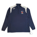 Rawlings Cardinal Baseball 90s Blue 1/4 Zip Pullover Sports Jacket Men's Size L