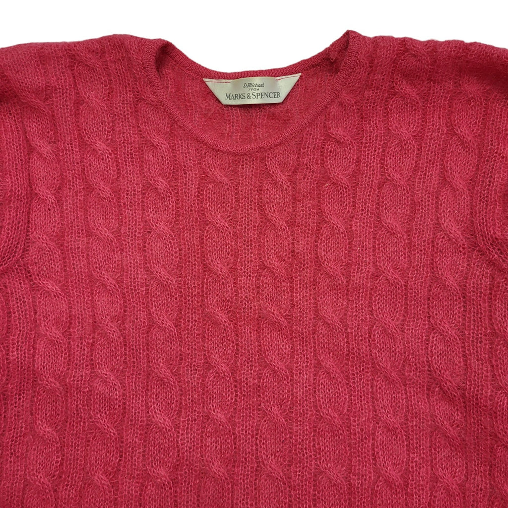 Marks & Spencer Vintage 90's pink Long Sleeve Jumper UK Womens Size 14
