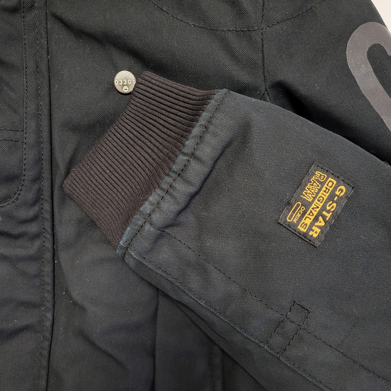 G-Star Y2K Black Zip & Snap Fasten Jacket Women's Size XS