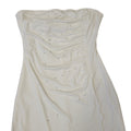Rebecca Vintage 90s White Sleeveless Dress Uk Women's Size 8-10