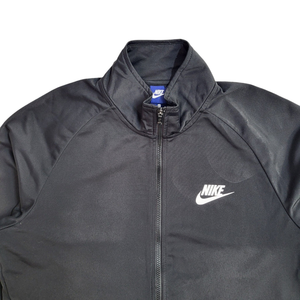 Nike Black Full Zip Sports Modern Tracksuit Top Jacket UK Men's Size L