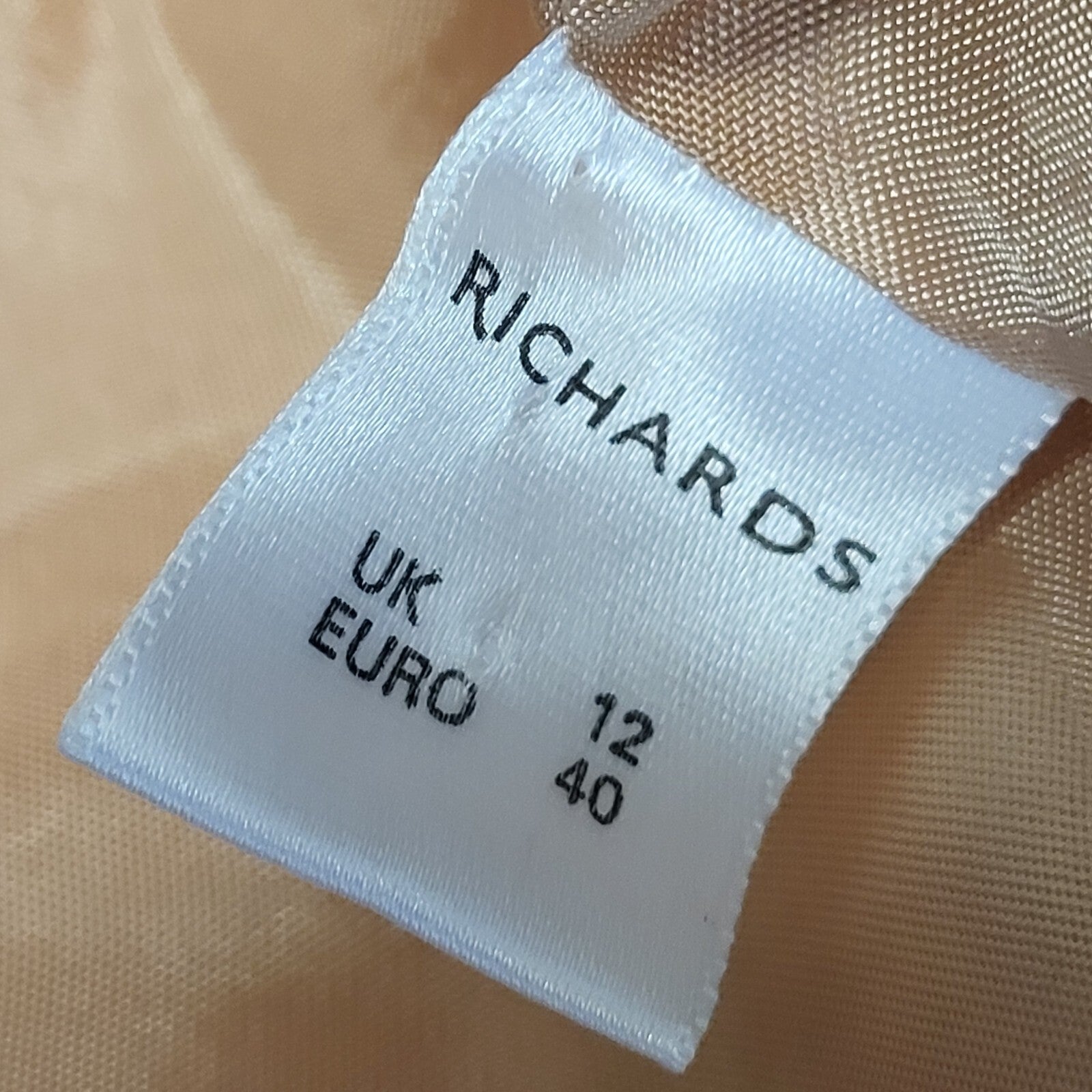 Richards  Vintage 80s Beige Belted Short Trench Coat Women's Size 12