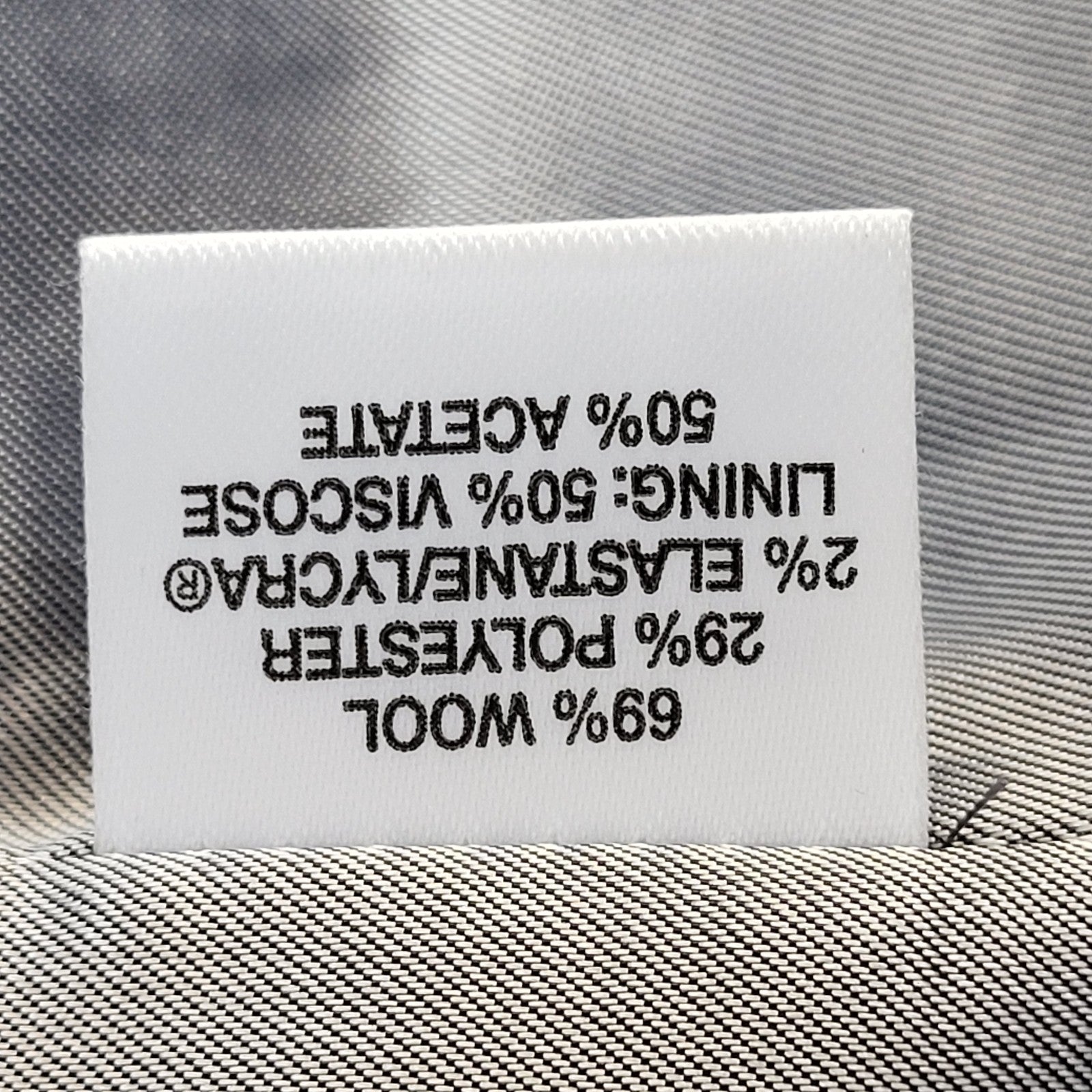 Quin Donnelly Suit Jacket Y2k Dark Grey Striped UK Women's Size L 12