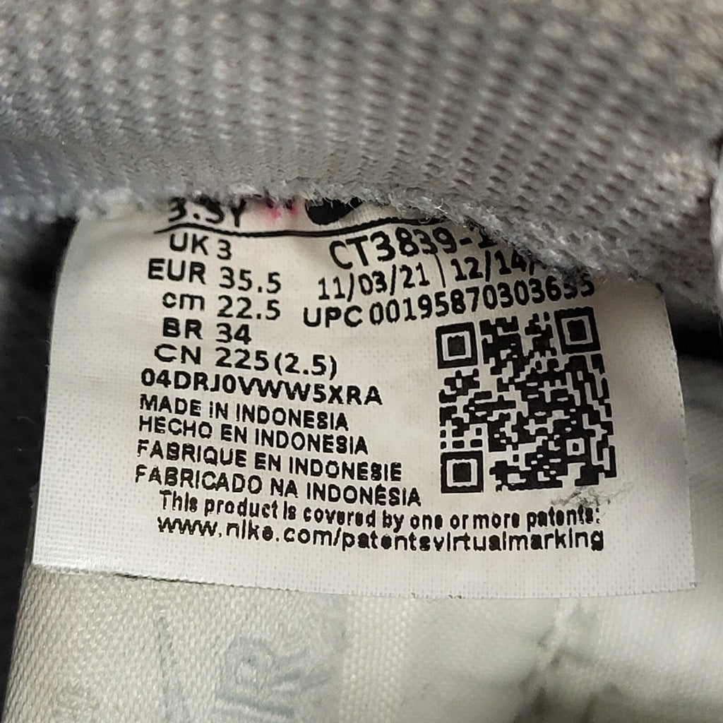 Nike Air Force 1 White Lace-up Trainers Uk Boy's Size 3