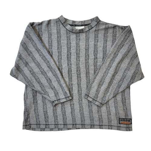 Adidas 90s Vintage Stree Grey Over-sized  Sweatshirt Men's Size Medium