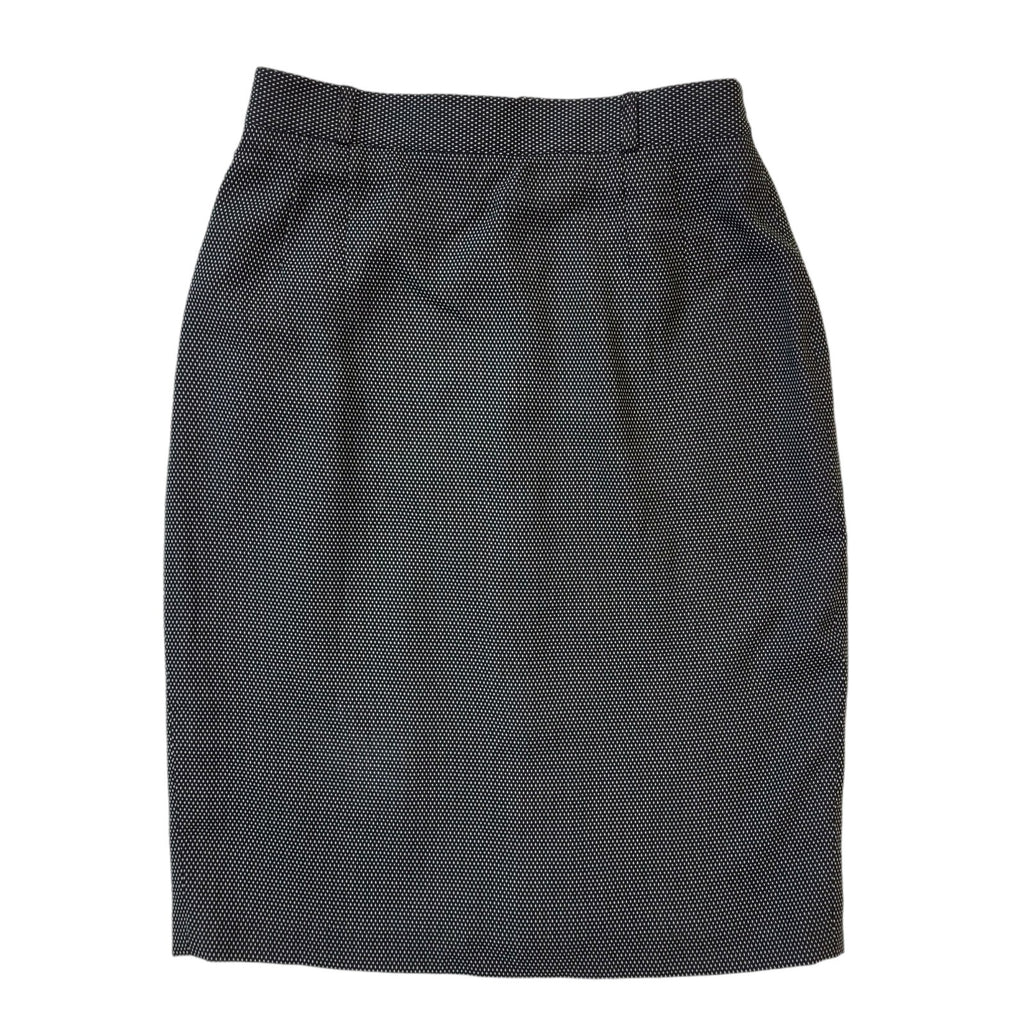 Gerry Weber 90s Vintage Black & White Pencil Skirt Women's Size 12 W30