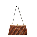 Jane Shilton Brown Leather Cross Body Shoulder Bag Uk Women's Size 10.5" x 6"