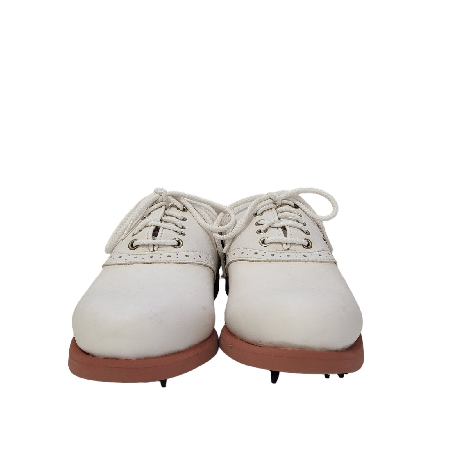 FootJoy White Lace-Up Golf Shoes Uk Women's Size 4.5 Bnwb