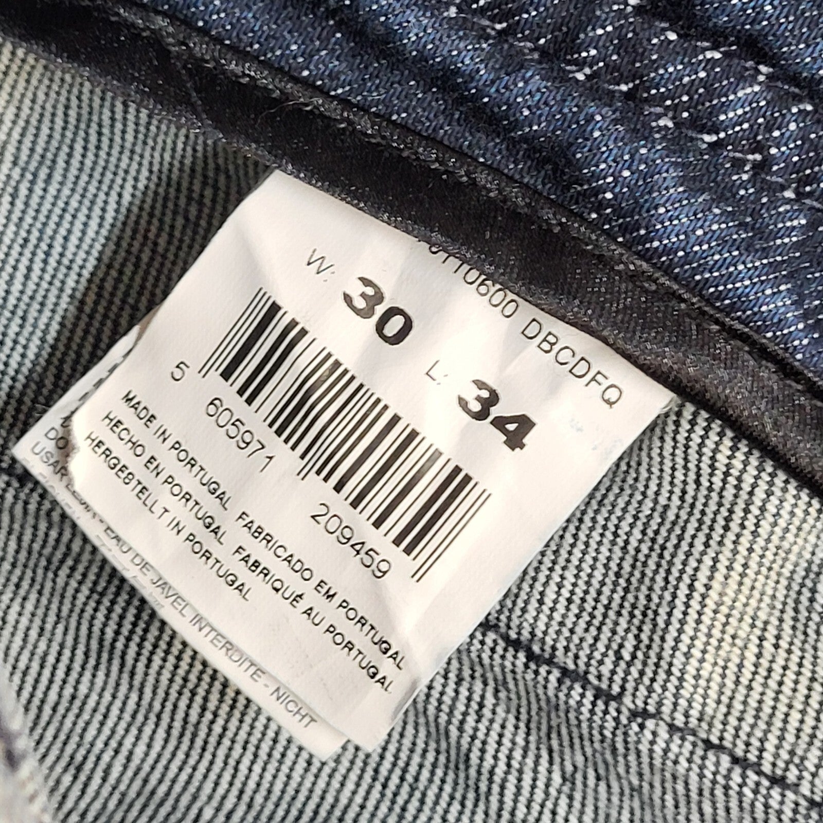 1St Level 90s Blue Straight Leg Denim Jeans Uk Men's Size S W30 L34