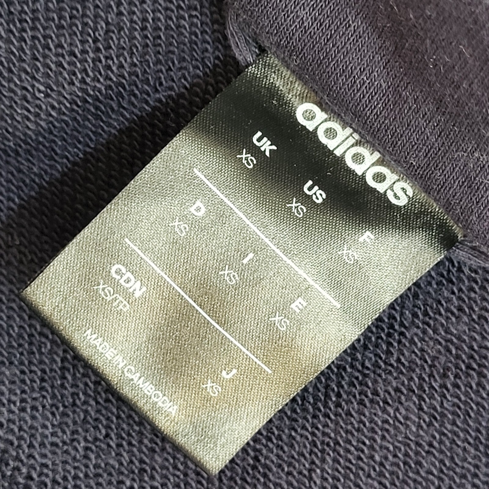 Adidas Blue Full Zip Sports Modern Tracksuit Top Jacket UK Men's Size XS