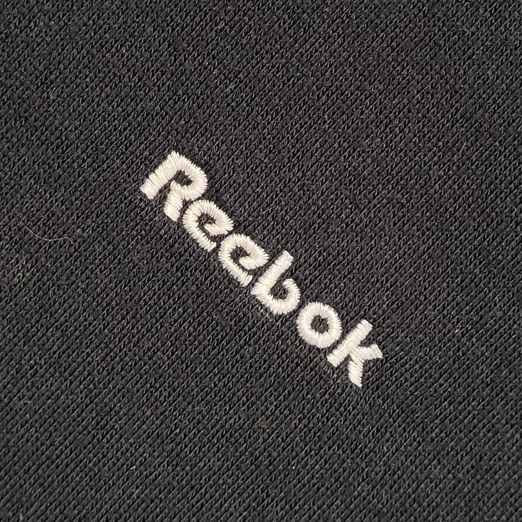 Reebok Essentials Spell Out  Vintage Y2K Black Sweatshirt Women's Size UK 14