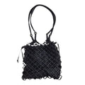 Topshop Black Faux Leather Top Handle Shoulder Bag Women's 11" x 10"