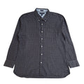 Tommy Hilfiger Blue & Grey Checked Modern Long Sleeve Shirt UK Men's Size XL