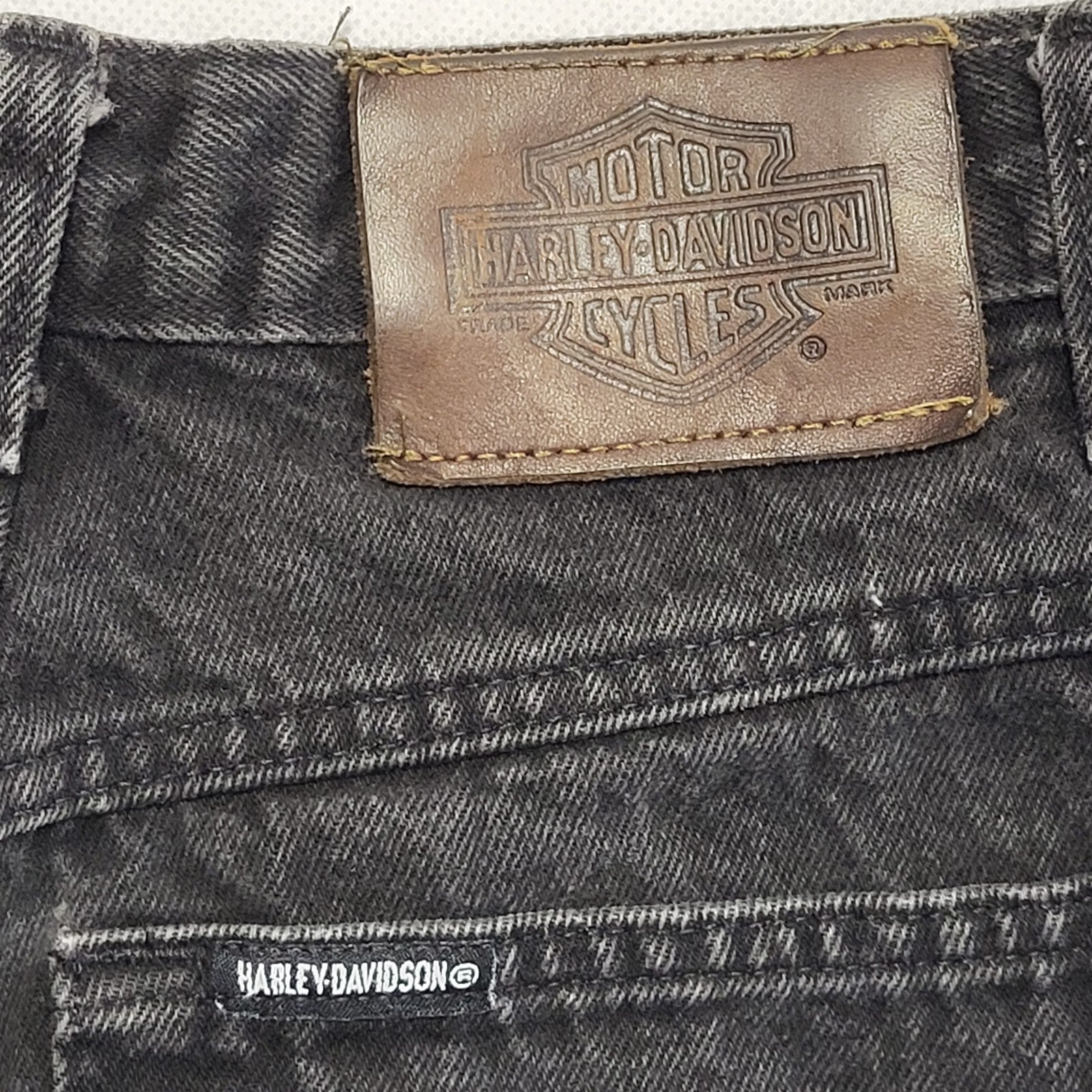 Biker Blues 80s Vintage Black Straight Leg Jeans Women's Size 10 W28 L33