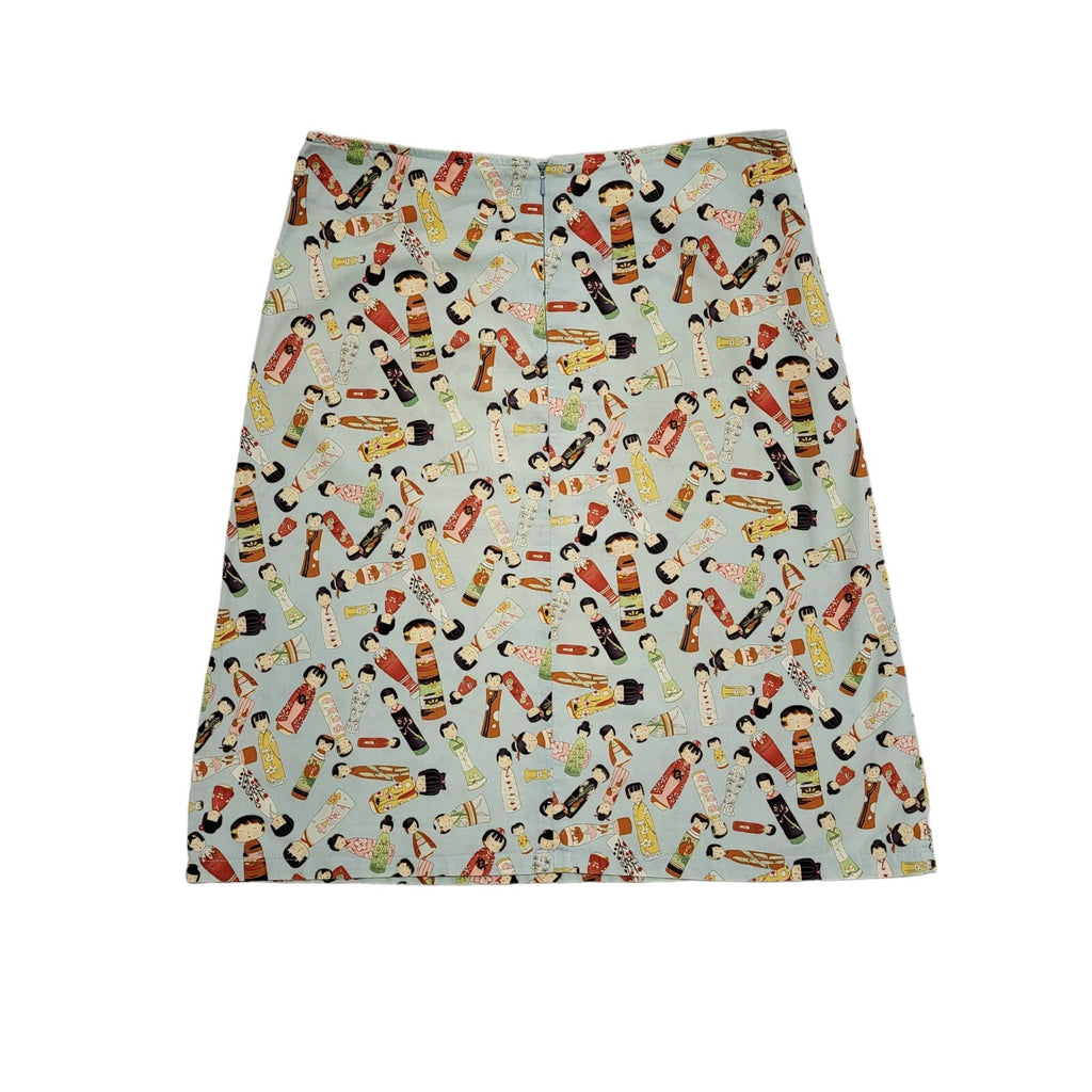 Get Cutie Vintage Y2K Blue  Skirt Womens UK Size M W30
