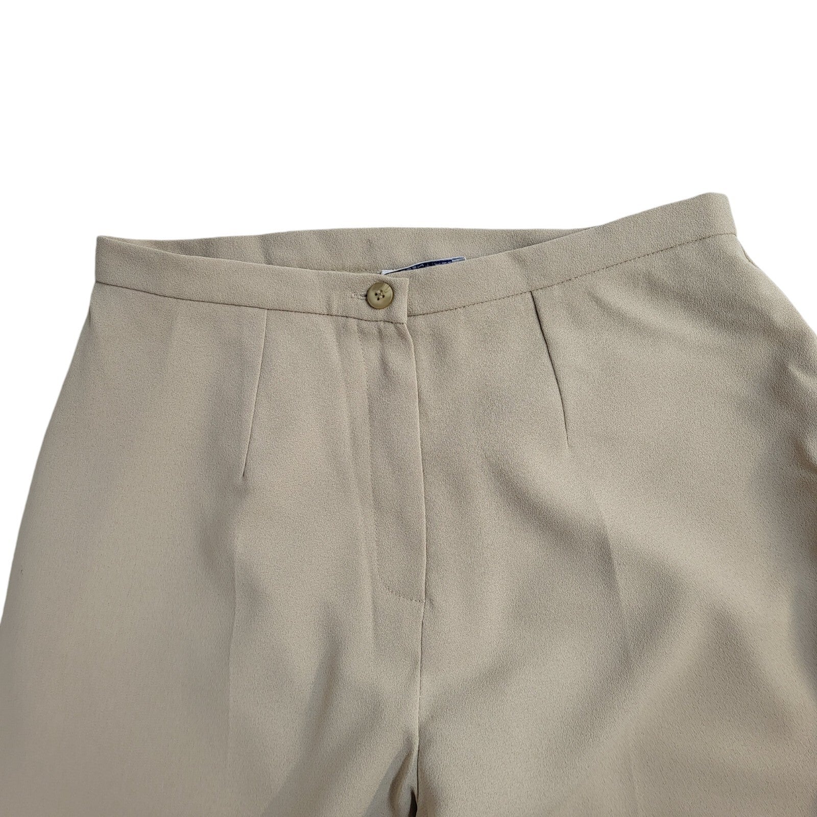 Essentials Beige 90's Hi Waist Trousers & Blazer Jacket Women's BNWT 14 W28 L31