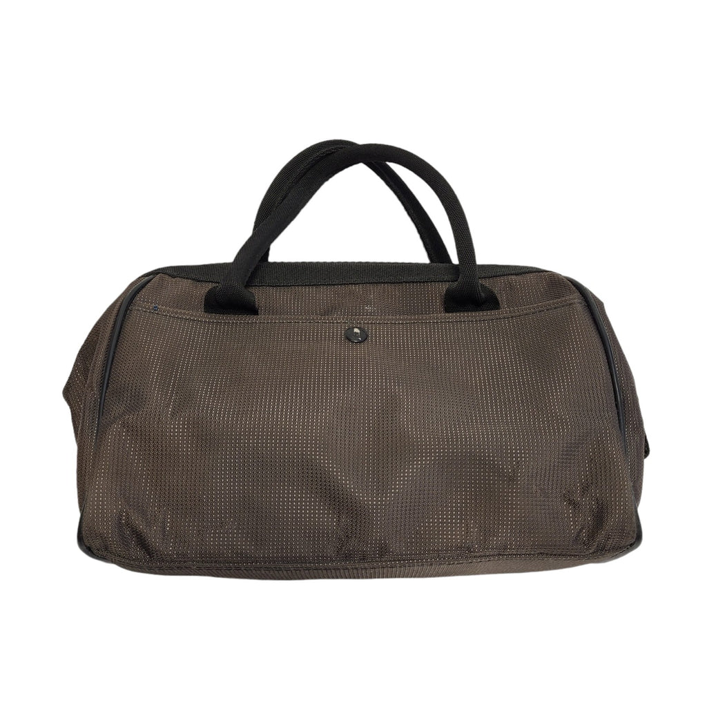Diesel Brown & Black Canvas Zipped Hand Bag Uk Women's 10" x 7"