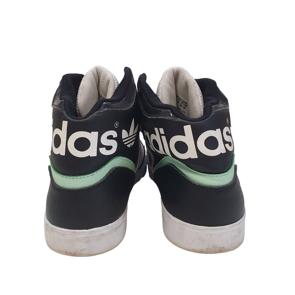 Adidas Botitas Extaball Black White Lace-Up Fabric Women's Trainers Uk 5.5