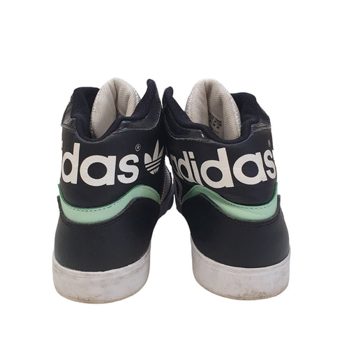 Adidas Botitas Extaball Black White Lace-Up Fabric Women's Trainers Uk 5.5
