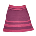 August Vintage 90's Pink & Purple Striped Midi A-Line Skirt Womens UK 14 W32