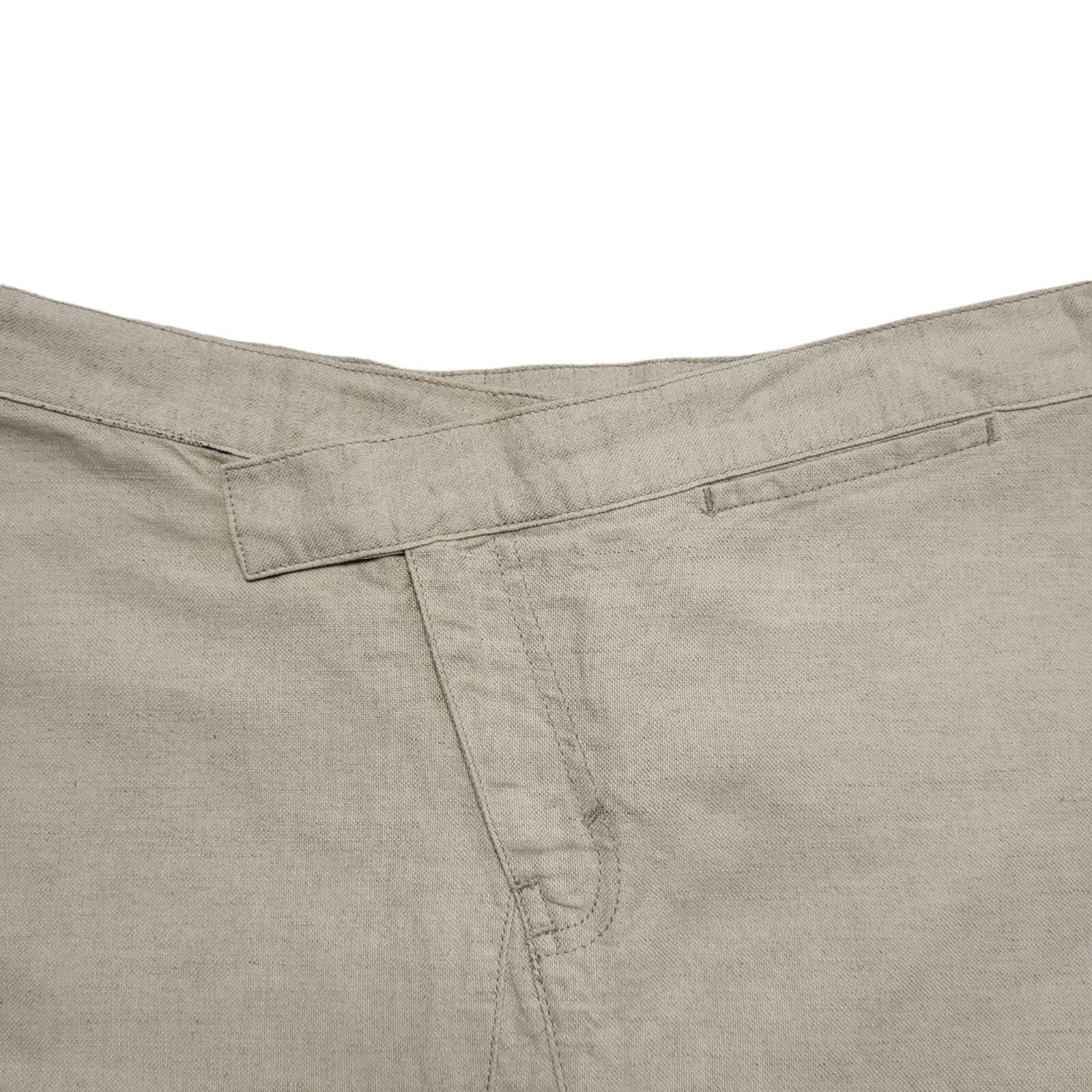 United Colors Of Benetton Vintage Y2K Beige Skirt Womens UK Size 16 W34