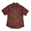 Sherpa 80's Red Floral Regular Fit Short Sleeve Shirt Mens UK Size S