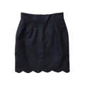 80's Vintage Black High Waisted Mini Skirt Women's Size 12 EU 36 W 28