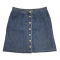 Marks & Spencer Blue Vintage 90's Denim Skirt Uk Women's Size 12 W30