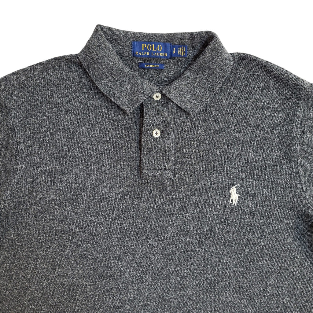 Polo Ralph Lauren Y2K Grey Short Sleeve Polo T- Shirt Men's Size S