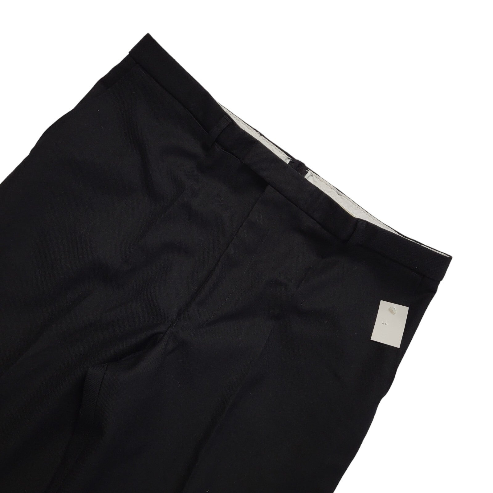 Wood Harris Vintage Black Straight Leg Casual Trousers Uk Men's 3XL W40 L36 Bnwt