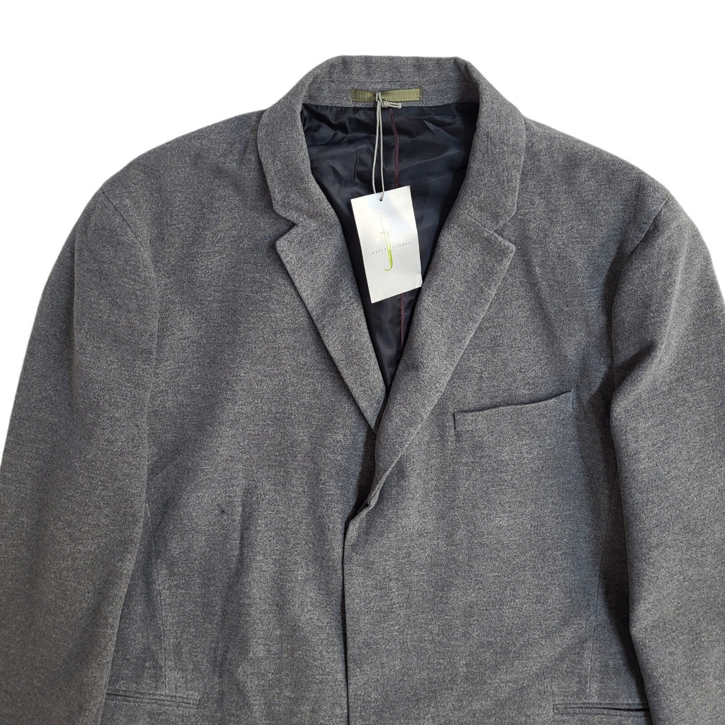 Debenhams Vintage Y2k Grey Wool Button Overcoat Uk Men's Size 3XL Bnwt