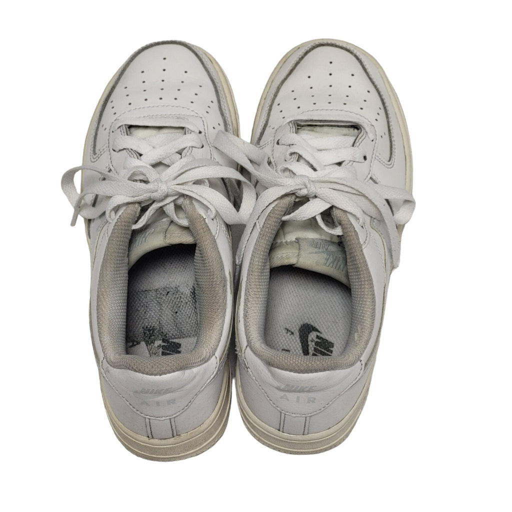 Nike Air Force 1 White Lace-up Trainers Uk Boy's Size 3