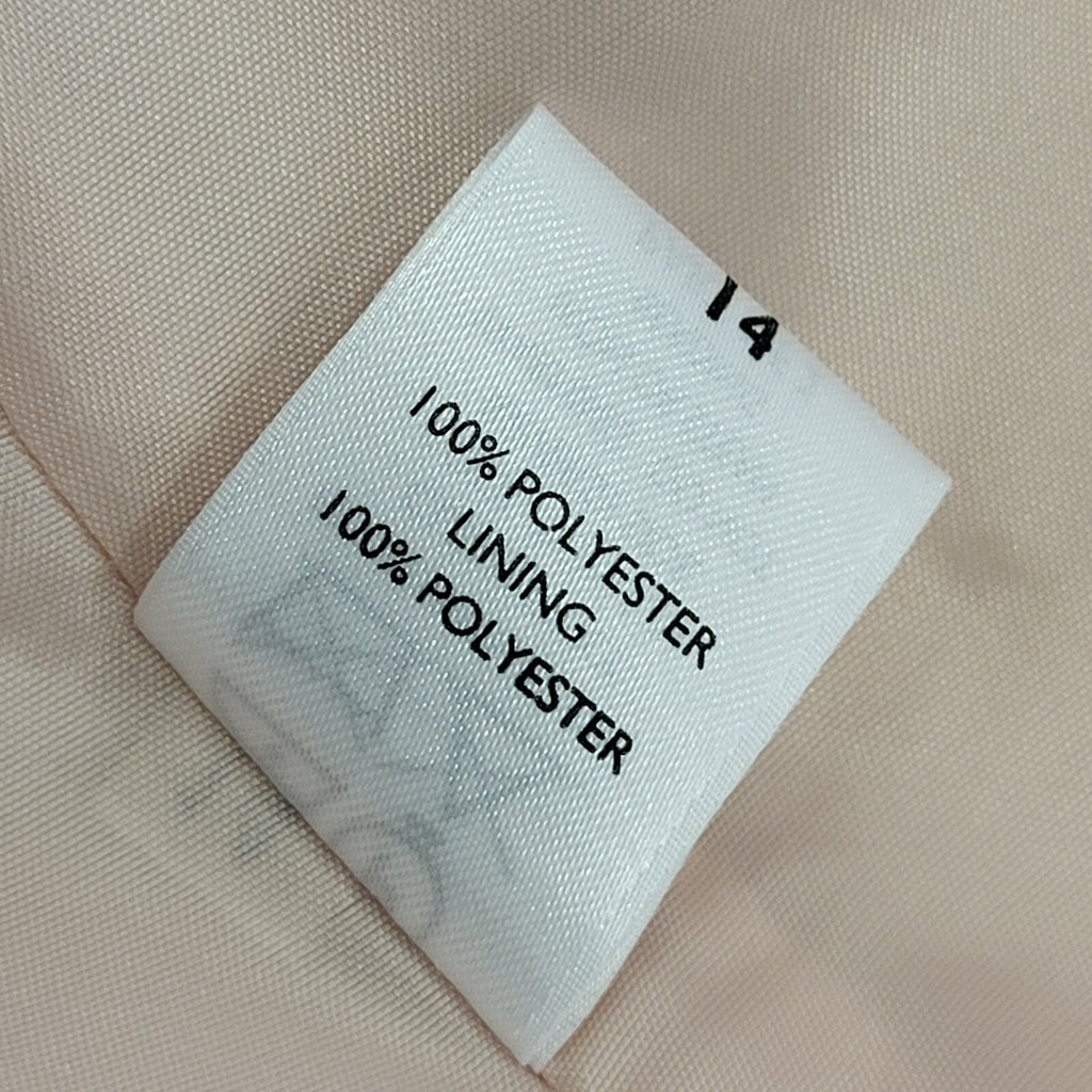 Debut 80s Vintage Pink 2 Piece Dress Suit Uk Women's Size 14