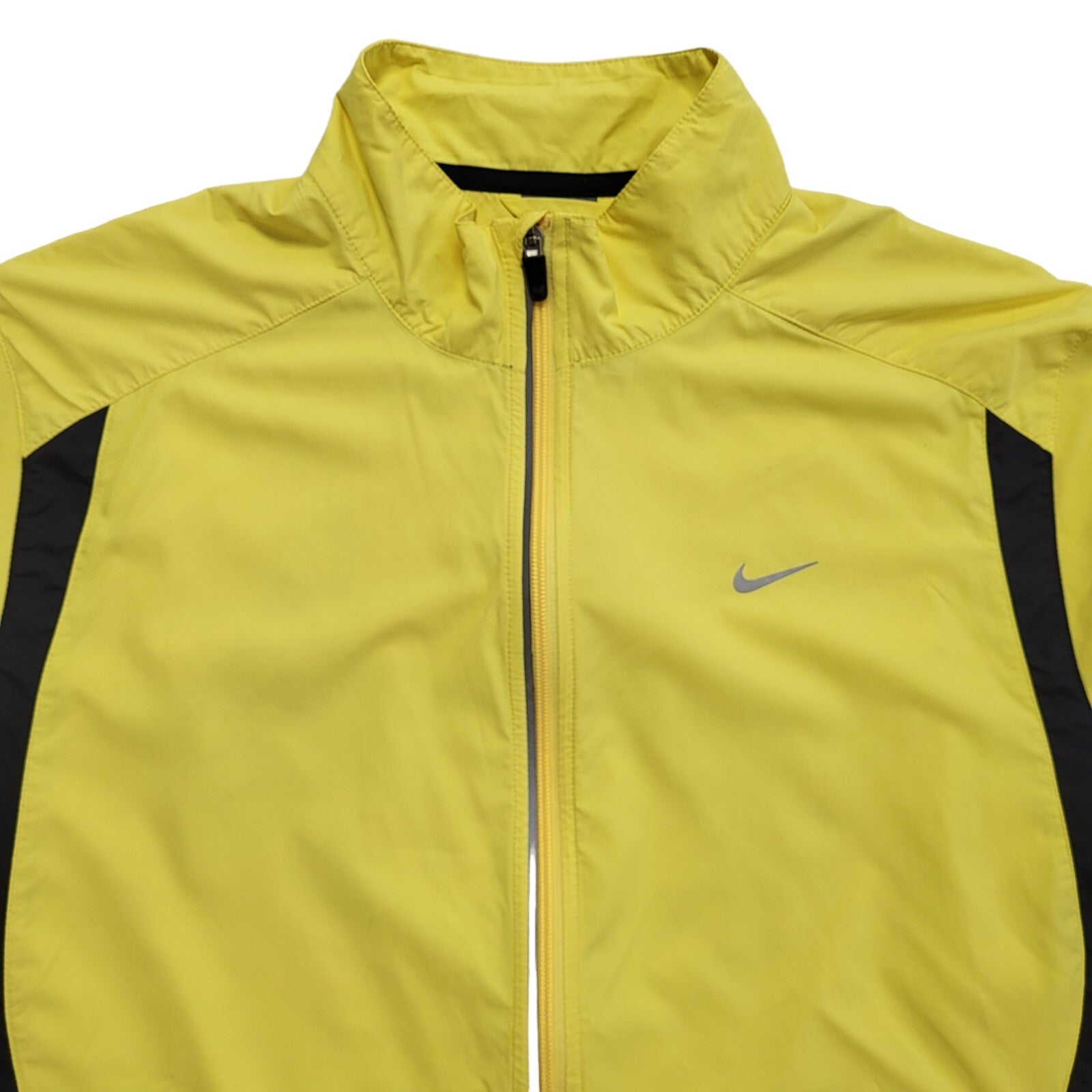 Nike Yellow Vintage Y2K Sports Track Jacket Uk Men's Size XL