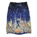 Monsoon Y2K Blue Floral Knee Length Pencil Viscose Skirt Women's Uk 12