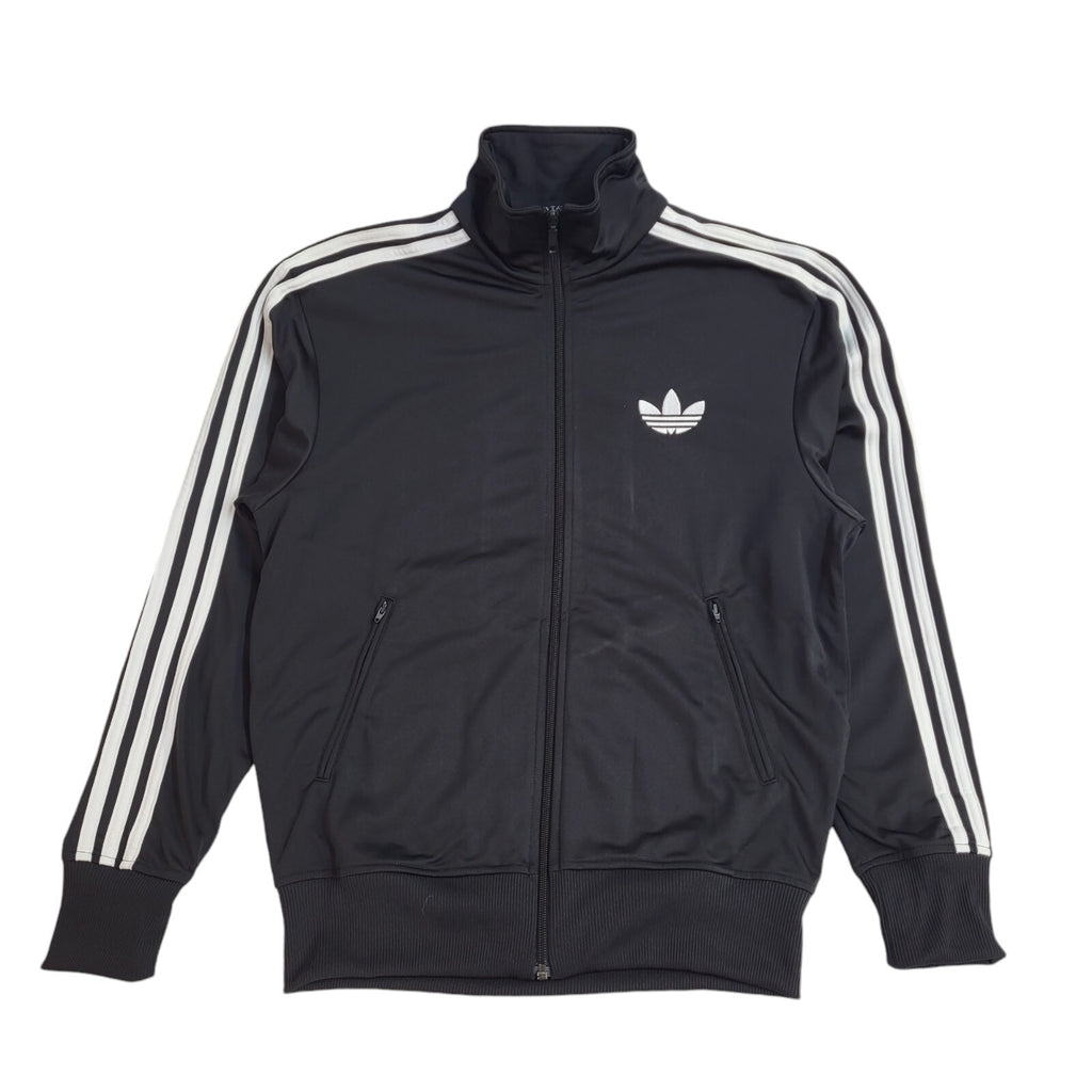 Adidas Black Full Zip Sports Modern Tracksuit Top Jacket UK Men's Size S