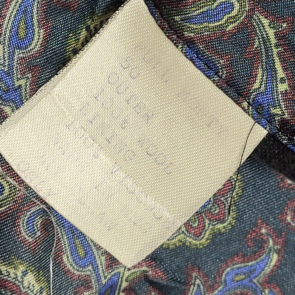 Vintage Full Monty  90s Dark Blue Wool Button Overcoat Men's Size Medium
