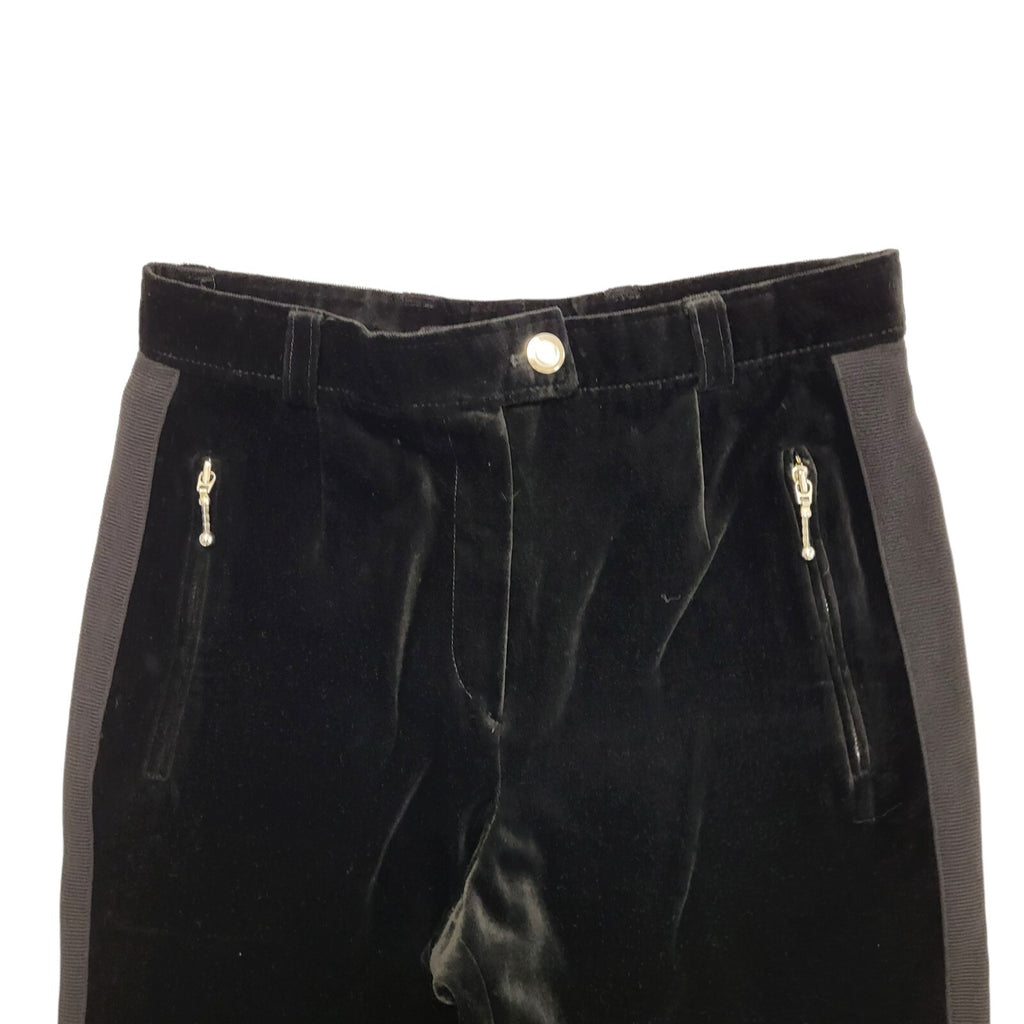 Wilchele Vintage 90's Back Velour Trousers With Foot Strap Womens UK10 W28 L28