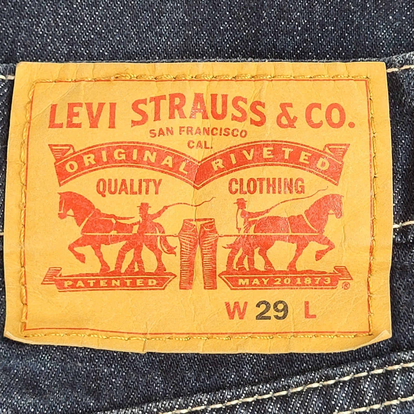 Levi's Jeans Dark Blue Tapered Leg Denim Uk Women's Size M W29 L26
