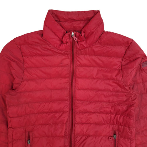 Armani Jeans Vintage Y2k Red Quilted Jacket Uk Men's Size M