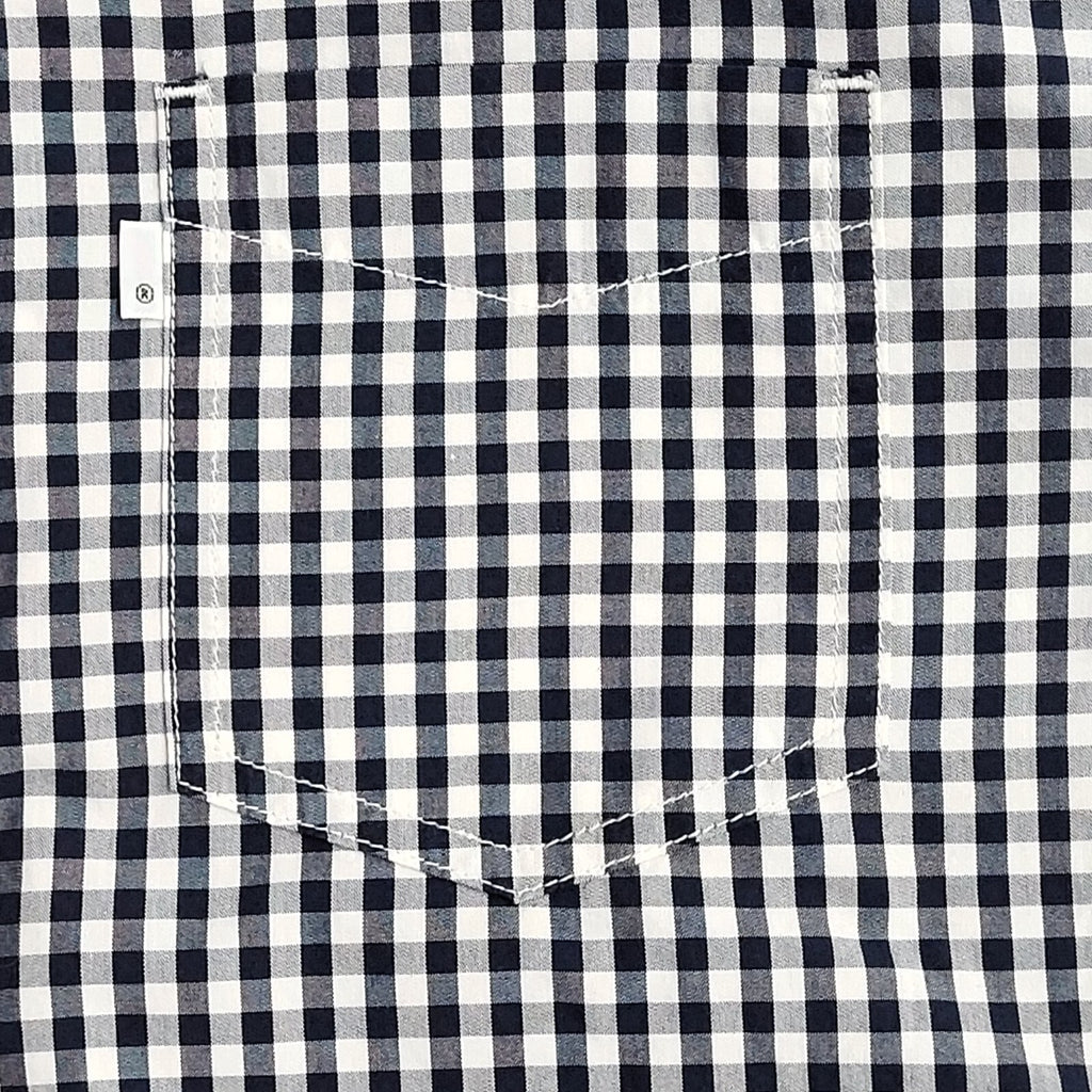 Levi's  Blue & White Checked Modern Long Sleeve Shirt UK Men's Size XL