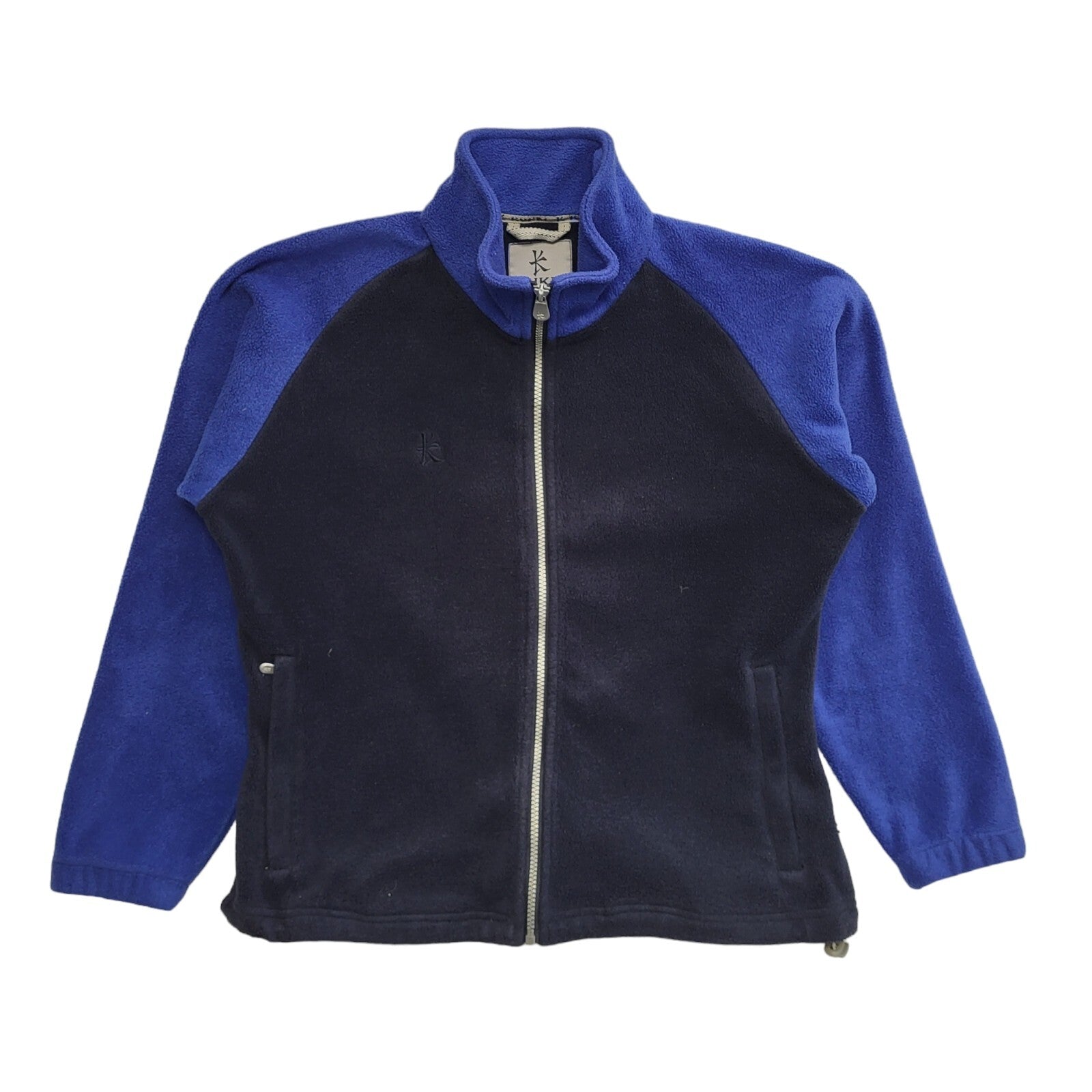 Kukri Vintage 80's Blue Full Zip Fleece Jacket Womens UK Size 12