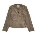 Next Vintage Y2K Brown Faux Suede Jacket Uk Women's Size 14