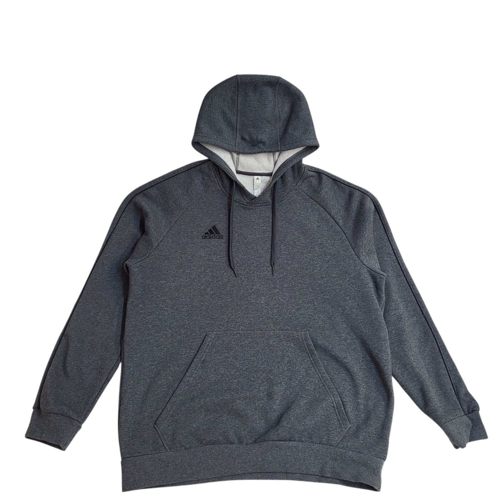 Adidas Sweatshirt Vintage Y2k Grey Pullover Hoodie Uk Men's Size XL